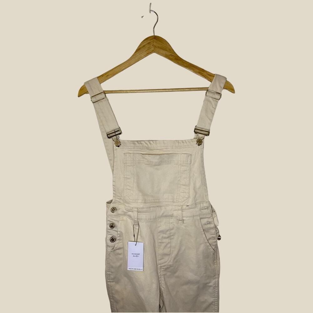 Wewhorewhat khaki and cream overalls
